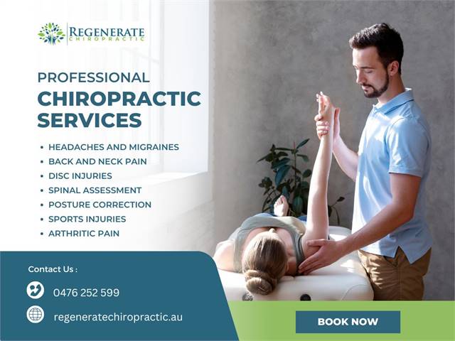 Chiropractor clinical care services | Regenerate Chiropractic