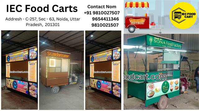 IEC Food Carts Leading Food Cart Manufacturer in Delhi, Noida & Gurgaon